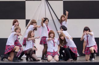 「秋祭に舞い降りた天使たち!? 女装アイドルグループ SFC48」の画像