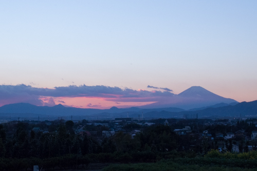 「寒さ来たし望め富士」の画像