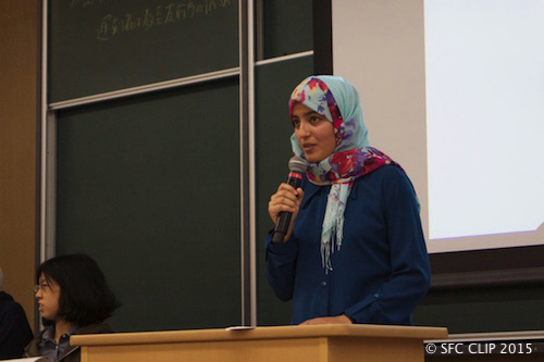 「アラブ人学生が見た日本とは 授業でASP最終発表」の画像
