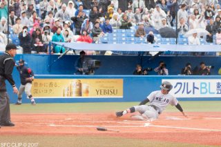 「Keio wins day 1 of the 2017 Fall Keio-Waseda baseball games -- One more win to victory!」の画像
